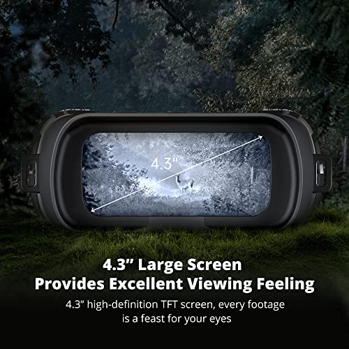 Night Vision Goggles Binoculars for Total Darkness, AKASO WiFi Digital