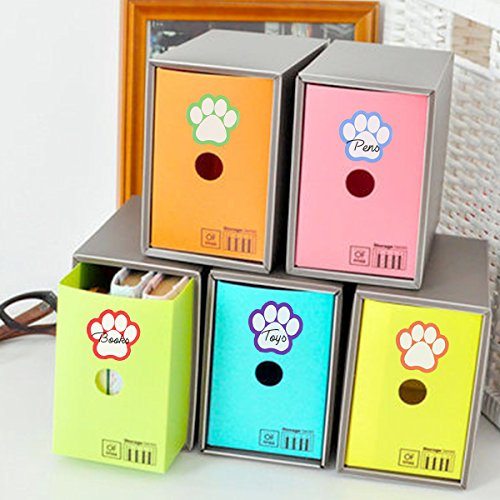 4 Labels+Perforation+Design+Stickers+Assorted