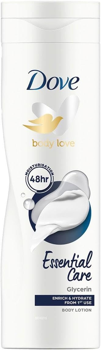 Dove Essential Nourishment Body Lotion 250ml Hydrating Moisturiser Dry Skin