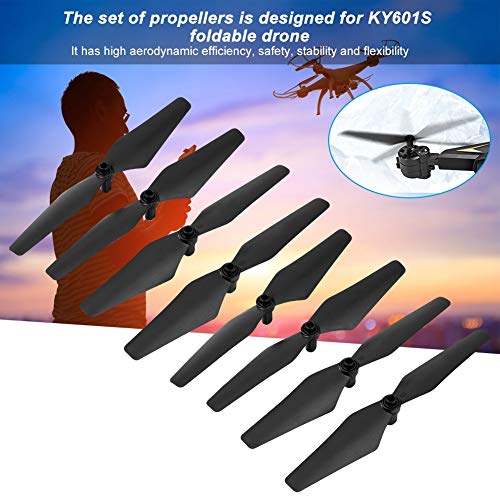 Dilwe-RC-Drone-Propeller-CCW-CW-Propellerblaetter-Requisiten-fuer-KY601S-Faltbare-RC-Drohne-Quadcopter-Zubehoerteile-4-Paare
