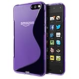 Amazon Fire Phone Case, Cimo [Wave] Premium Slim TPU Flexible Soft Case for Amazon Fire Phone (2014) - Purple
