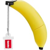 GARRULAX USB Flash Drive, 8GB / 16GB / 32GB Novelty Cute Cartoon USB Memory Stick Date Storage Pendrive Thumb Drives for Kids Children Collegue Student (32GB, Banana)