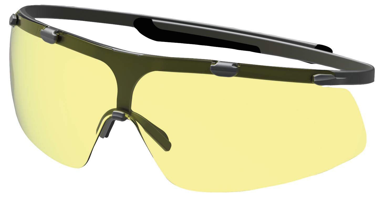 Uvex 9172-220 HC-AF Super G Supravision Safety Spectacle, Amber