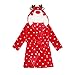 JIANLANPTT Kids Little Boys Girls Hooded Pajamas Cartoon Animal Bath Robes