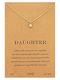 Boosic Daughter Gold Dipped Sun Pendent Necklace With Message Card