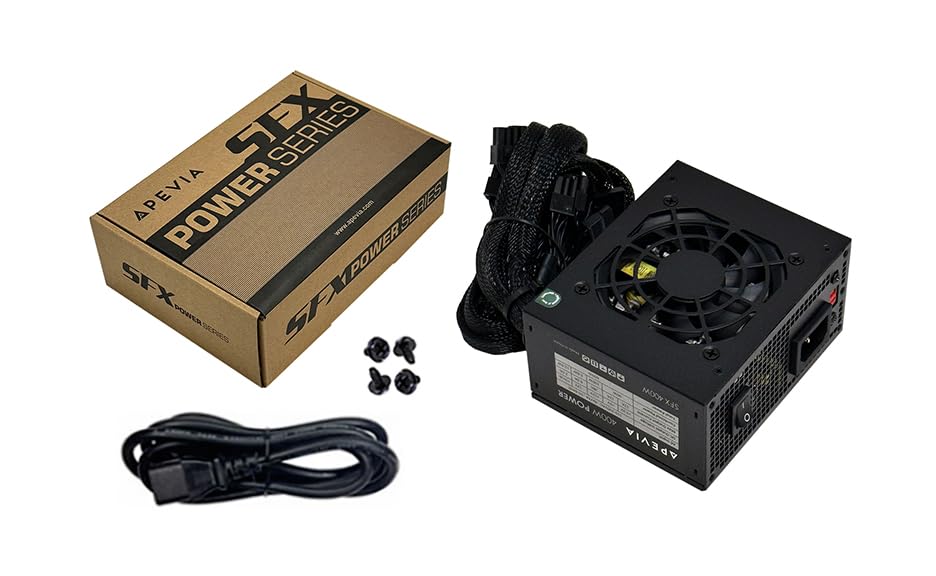 APEVIA SFX-AP400W Mini ITX Solution / Micro ATX / SFX 400W Power Supply