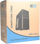 CiT Classic Office PC Case Black Micro-ATX Mini-ITX 500W PSU 4x USB 3.0 view 12