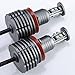SINOVCLE 2PCS (1 Set) H8 Angel Eyes 2 * 40W 80W H8 Angel Eyes LED Marker XENON White 7000K for E90 E92 X5 E71 X6 E82 M3 E60 E70
