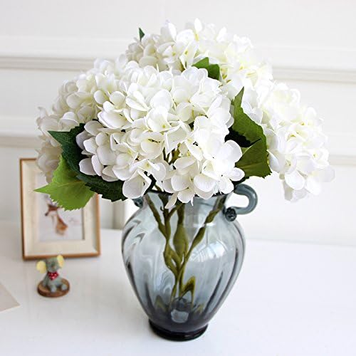 XHOPOS HOME Artificial Flowers Living Room Hydrangea Glass