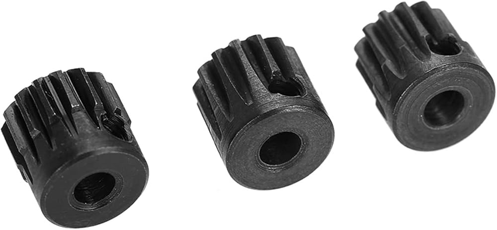 VGEBY RC Car Steel Pinion Gear Set 48DP 3.175mm Shaft 13-23T 1/10 Scale