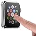PEYOU Compatible for Apple Watch Series 3 Case 38mm, TPU HD Clear [Anti-Bubble] Screen Protector All-Around Protective Ultra-Thin Case Compatible for iWatch Apple Watch Series 3/2/1 38mm [2 Pack]