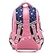 MIFULGOO Kids Girls School Backpack with Chest Strap Princess Cute Big Elementary Bookbag (Medium, Royalblue)