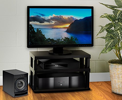 Aleratec 3-Tier LCD | LED TV Swivel Stand Entertainment Rack - Thumbnail 2
