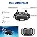ZIYOR Dog Training Collar Shock Collar, 100% Waterproof and Rechargeable 850 yd Remote Dog Training Collar with Beep, Vibra and No Harm Shock Electric Collar for Small Medium Large Dogs