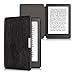 kwmobile Case for Kobo Aura Edition 2 - Book Style PU Leather Protective e-Reader Cover Folio Case - Black
