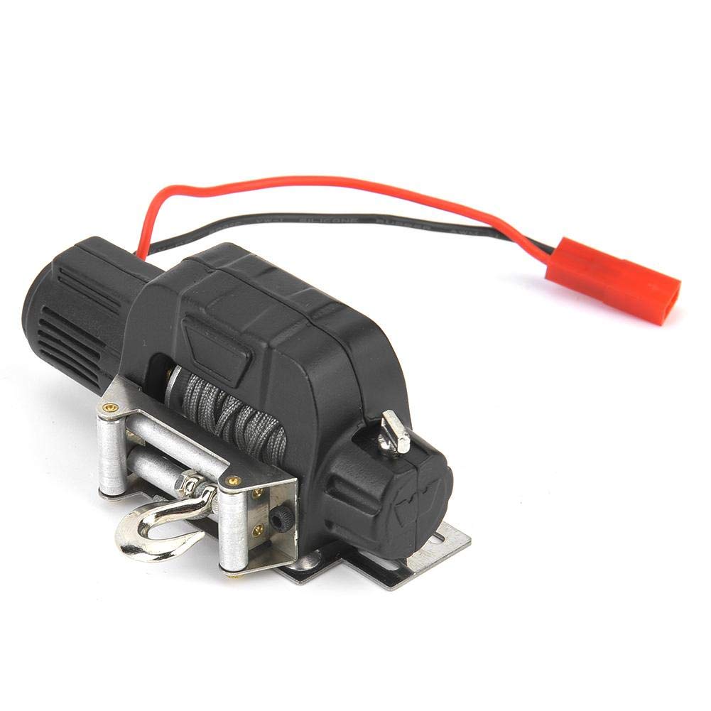 Dilwe Electric Winch, RC Electric Winch Power Equipment for TRX4 KM2 Generation 1/10 Simulation RC Car Accessory