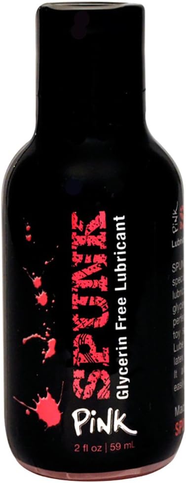 Spunk Lube Spunk Lube Pink Glycerin Free Hybrid Personal Lubricant, 2 Fluid Ounce