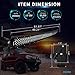 LED Light Bar Curved OEDRO 52Inch 1337W Tri-Row LED Light Pod Spot Light Work light with Wiring Harness for Off Road Lights Led Fog Light Truck Light Boat Lighting for Truck Pickup Jeep SUV ATV UTVthumb 1
