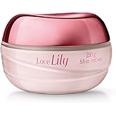 O BOTICARIO Love Lily Satin Hydrating Body Cream, 24 Hour Fragranced Body Butter for Dry Skin, 8.8 Ounce