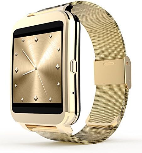 Amyove Smart Watch I95 with WiFi 512M RAM 4G ROM Camera Heart Rate for Android System Black metal band