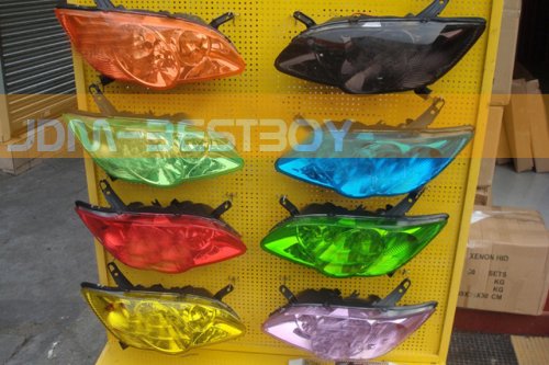 5 Glossy+Golden+Headlight+Taillight+Adhesive