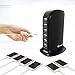 Multiple USB Wall Charger, Asgens 6 Ports USB Charging Station Power Adapter For iPhone, iPad, Samsung, HTC, Speaker and Power Bank