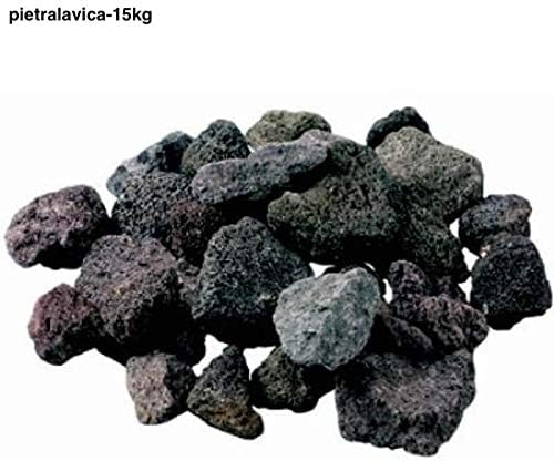 LordsWorld - Lava Stone - 15Kg Lavastein Für Grill, Sauna und Aquarium