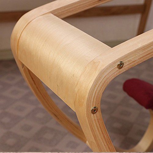 Vogvigo Ergonomically Designed Kneeling Chair Kneeling Chair Office Ergonomic Posture Adjustable Posture Improvement Ergonomic Kneeling Chair for Home Office (Beige) - Thumbnail 4