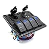 Purishion-Rocker-Switch-Panel-with-Dual-USB-Power-Socket-12V-24V-for-Car-Marine-Boat-Trailer