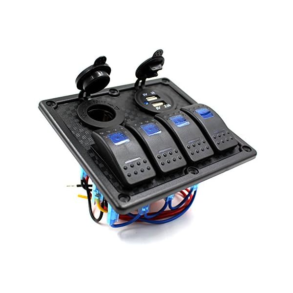 Purishion-Rocker-Switch-Panel-with-Dual-USB-Power-Socket-12V-24V-for-Car-Marine-Boat-Trailer