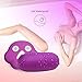 Wireless Vibrator for Women, Powerful Vibrating Egg Massager of 20-Frequency with Remote Control for Body Muscle,Portable Stimulator Toy for Travel (Purple New）