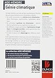 Image de Aide-mémoire Génie climatique - 4e édition - Systèmes - Fluides frigorigènes - Cas pratiques: Description des systèmes, présentation des fluide