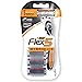 Bic Flex 5 Hybrid Razor - 1 Count Handle & 3 Count Cartridges Per Package - Pack of 2 Packages