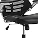 Modway Attainment Mesh Back and Vinyl Seat Modern Office Chair in Black