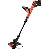 BLACK+DECKER 20V MAX Cordless Resin Blade and String Trimmer Kit with Battery and Charger Included (BCSTRB922H1)