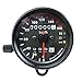 IZTOSS Motorcycle Dual Odometer Speedometer Gauge LED Backlight Signal Light black