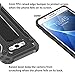 Jiunai Galaxy J5 Case 2016, Hybrid Dual Layer Hard Cover TPU Silicone Shockproof Bumper Defender Protective Shell Armor Heavy Duty Protection for Samsung J5 Black
