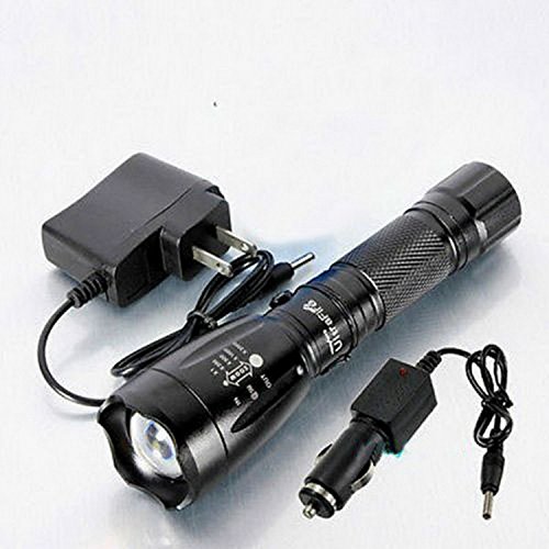 2200lm cree xm l t6 led rechargeable flashlight XML-T6 Ultra Powerful Military Flashlight usable for cycling or hiking and 5 Modes In Perfect for hunting with green light 2200lm cree xm l t6