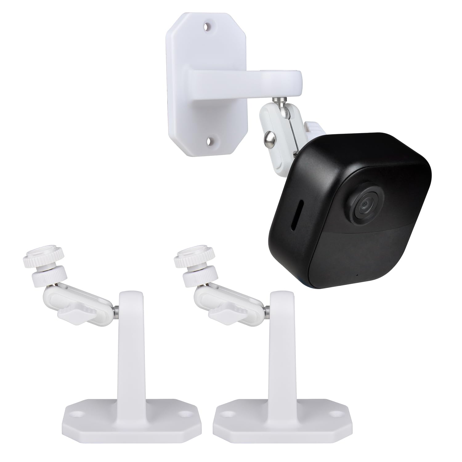 Photo 1 of 2 Pack Adhesive Wall Mount Bracket for Blink Outdoor 4 (4th Gen)/(3rd Gen)/Blink Mini/Mini 2, No-Drill Strong VHB Stick On or Screws (2-Way Install) for Blink Indoor Outdoor Camera (White)