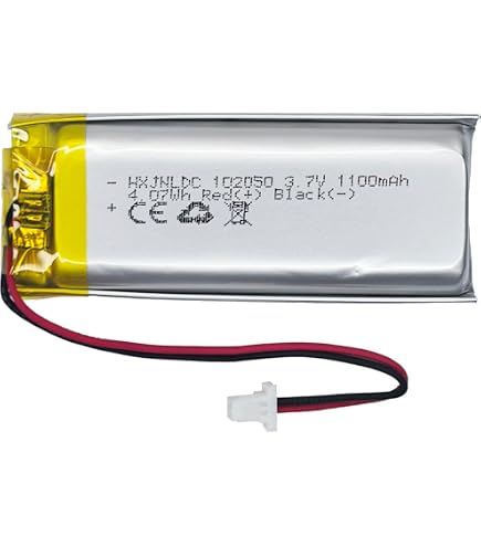 Amazon.com: Qimoo 503040 3.7V Lipo Battery 600mAh Rechargeable