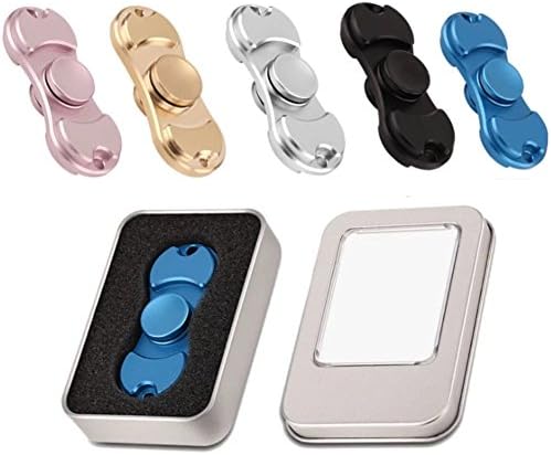 Fidget Spinner Metal Toy Stress Reducer - Perfect For ADD, ADHD, Anxiety, and Autism Adult Children