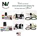 NV Originals Essential Oil Single Wrap Around Leather Bracelet Set (includes 2 bands, 2 faces, 12 pads, and 10ml Peppermint Essential Oil) - Anxiety Bracelet - Yoga Bracelet - Makes A Unique Gift!