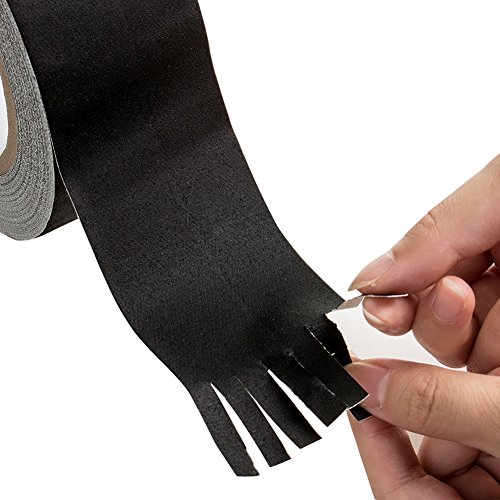 KAVANI Premium Gaffer Tape with Rubber Adhesive 2 Pack of 2inch X 30yards White&Black - Thumbnail 4
