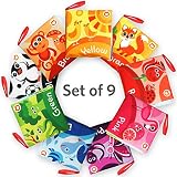 Cloth Books for Babies (Set of 9) - Color Recognition Series. Soft Books for Toddlers. Touch and Feel Crinkle Paper / Infant Book. Baby Learning Toys / Educational Toys for 3 Months to 4 Years Old