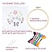 Unime Full Range of Embroidery Starter Kit with Partten, Cross Stitch Kit Including Embroidery Cloth with Color Pattern, Bamboo Embroidery Hoop, Color Threads, and Tools Kit (Butterfly)