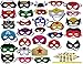 Superhero Felt Masks Avengers 100 Stickers Included 30 Pack Party Supplies Favors Kids Costume Marvel