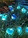 TAMOYO Crystal Led String Lights, Natural Fluorite Crystal String Lights 10ft 30Leds Battery Operated with 12-Modes Remote Control for Summer Indoor Outdoor, Bedroom, Birthday Themed Party Décor