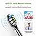 Sonic Electric Toothbrush, USB Rechargeable Toothbrush, Adult Electric Toothbrush With Holder and 2 Replacement Heads, (4 Modes with Automatic Timer, IPX7 Waterproof, Fast Charging), Black
