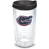 Tervis Made in USA Double Walled University of Florida Gators Insulated Tumbler Cup Keeps Drinks Cold & Hot, 16 oz - No Lid, Albert
