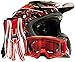 Typhoon Helmets Typhoon ATV Motorcycle Helmet with Goggles & Gloves - DOT Certified Off-Road Racing Protection Gear Set for Men - Durable MX Combo Pack in Red
